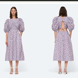 Sea New York Peggy Floral Cut Out Dress NWT Size XXS